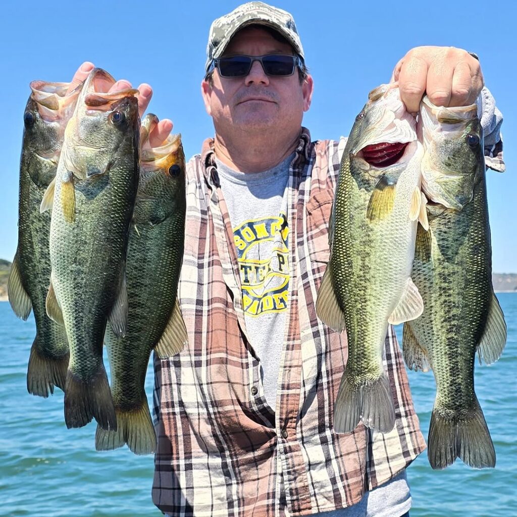 Lake Cachuma Bass Fishing Guide Report Southern California 05/02/2025
