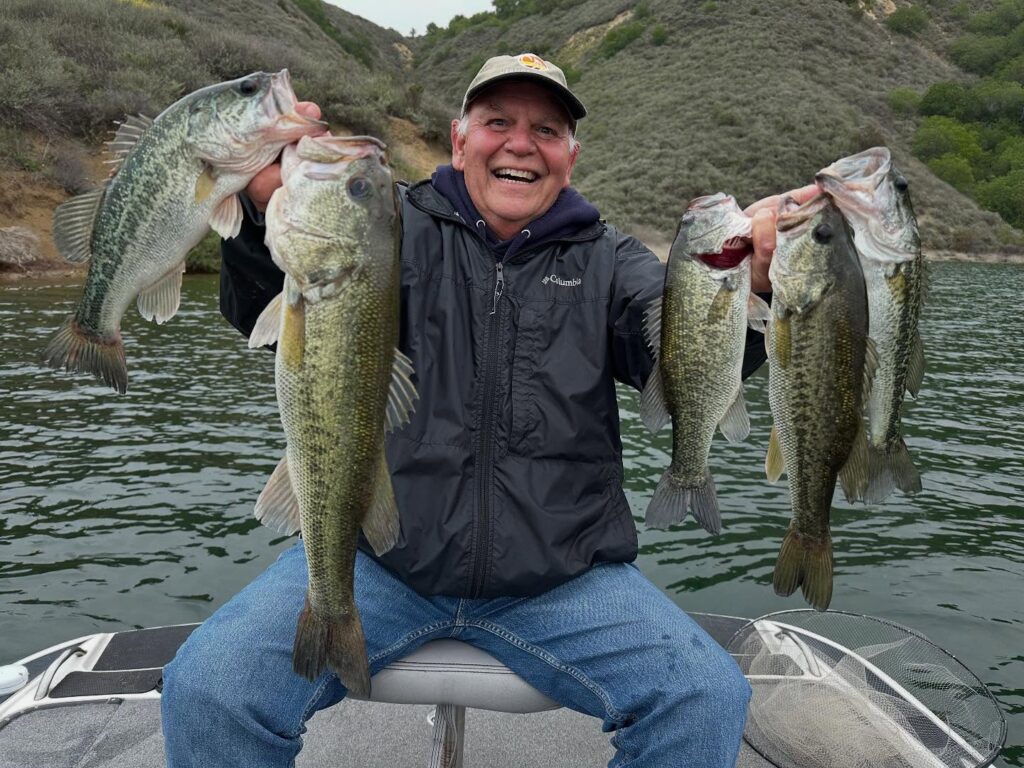 Lake Casitas Bass Fishing Guide Report Southern California 05/02/2025